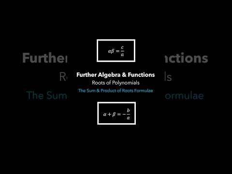 A-Level Further Maths: Roots of Polynomials 🎓 #alevelfurthermaths #furthermaths #polynomials