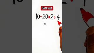 99% will Fail.. in this Easy Math Challenge 😱 #math #mathtest #mathchallenge #basicmath #easymath