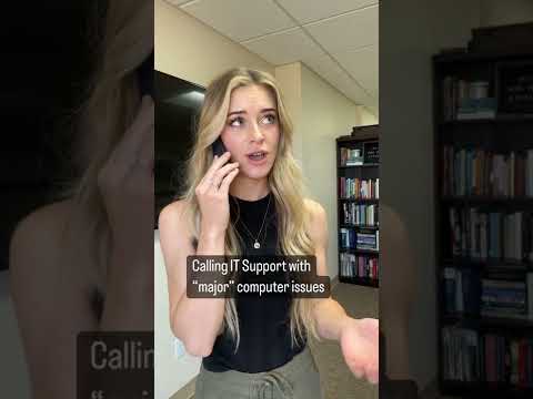 Calling IT support