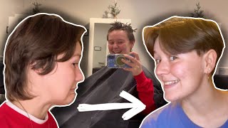 I got a PIXIE CUT! // chopping off my ugly hair!