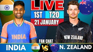 🔴IND vs NZ 1st T20 LIVE Today, Hindi Commentary • Live Cricket Score Updates | India vs New Zealand