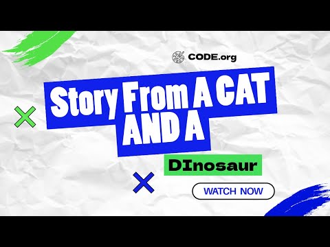 Learn Coding: Build a Fun Cat and Dinosaur Adventure on Code.org