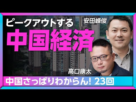 【ピークアウトする中国経済】高口康太と安田峰俊が分析する“中国不動産市場”の下落｜“節約志向”と“消費低迷”が同時進行｜本当に“不動産バブル”だったのか？