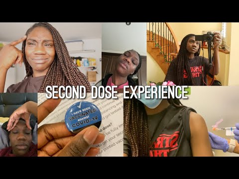 How I Reacted To The Second Dose| Pfizer COVID-19 Vaccine Vlog