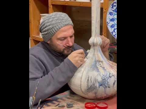 Aladdin Pottery Making In Cappadocia, Turkey #potteryceramic #cappadociapottery #ceramicpottery