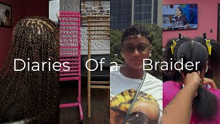 Diaries of a Braider Ep 2 | Setting Boundaries, mini twist and more 