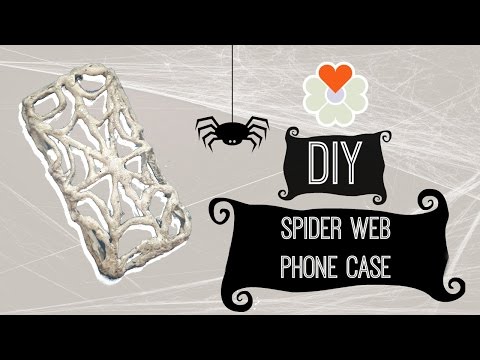 〖Jewelbits〗 DIY Halloween Spider Web Phone Case