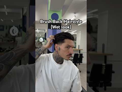 Wet-look Brush Back