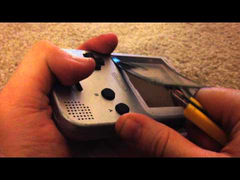 How To Replace A Game Boy Pocket Screen Lens!!!