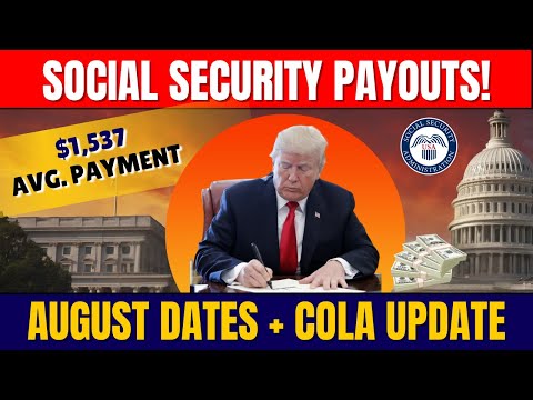Social Security Checks Arriving! Full August Payment Schedule SSDI, SSI | $1,537 Payments in August!