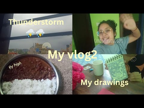 Garmi me itni jorse barish 😱|| living alone dairy|| vlog2