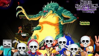 [Part 1 of 2] Kraid DESTROYS everyone in Super Smash Bros Crusade Remix