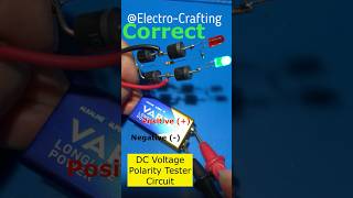 🛠️ Protect Your Electronics! Build This Polarity Tester Checker (3–30V) #shorts