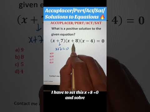 Can you find the positive solution to this equation? These problems are common on standard exams!