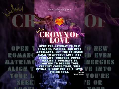 Crown of Love Ritual December 13th book Now! www.orialchemy.com ✨️