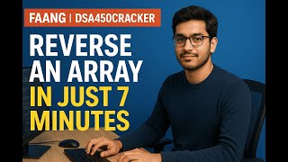 Question 0: Reverse an Array in Just 7 Minutes | Python Speed Code! #dsa  #python  #codingjourney