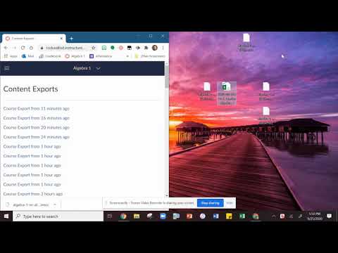 Backing Up Canvas Courses Grades In Canvas