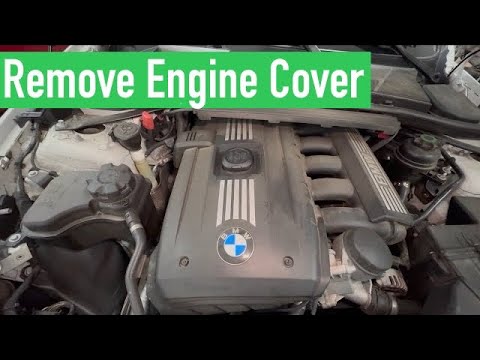 BMW 328i Engine Cover Removal and Install (E90 Series)
