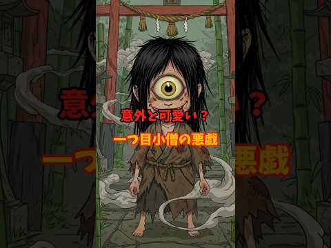 意外と可愛い？一つ目小僧の悪戯 #怖い話 #怪現象