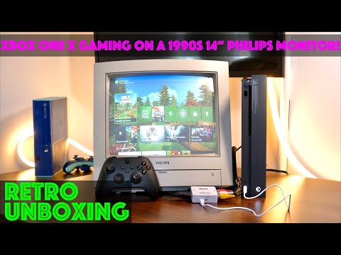 Xbox One X Gaming On My 14" PHILIPS CM8833-II CRT Monitor Black Ops Cold War Xbox Live Gameplay