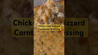 Chicken and Gizzard Cornbread Dressing