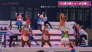ジャンボリミッキーも!? TDS夏の“びしょ濡れ”新ショー「ドックサイド・スプラッシュ・リミックス」が公開