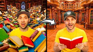 Cleaning The Messiest Library Is Weirdly Satisfying..