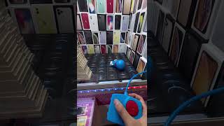 I controlled Doraemon and got a ton of them #cranegame #ufocatcher #clawmachine #arcade #iphone