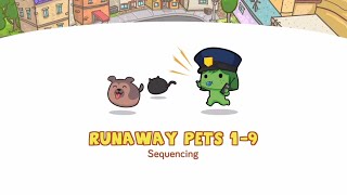 Puzzles Level 1-9 | CodeSpark Academy learn Sequencing in Donut Detective | Gameplay Tutorials
