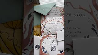 How I designed my own WEDDING INVITATIONS (as an artist)