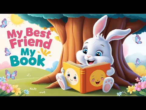 "My Best Friend Is a Book | Bunny's Reading Adventure | Nursery Rhyme for Kids"