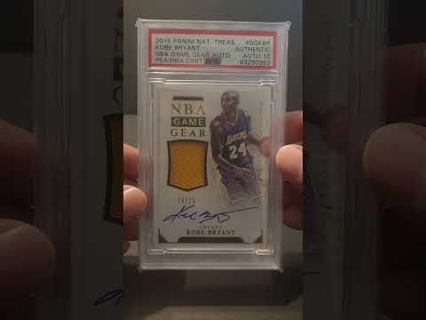 Investing In A Kobe Bryant National Treasures Autograph