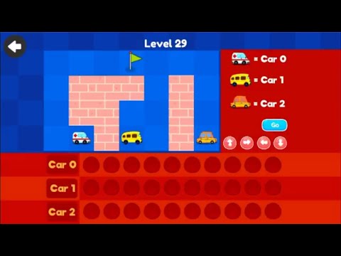 Fun with cars  | Arrays | level 1 to 30 by Kidlo Coding