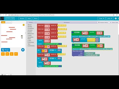 Learn to code - collect the coin game - in code.org - in tamil - coding for 9 to12 yrs old kids