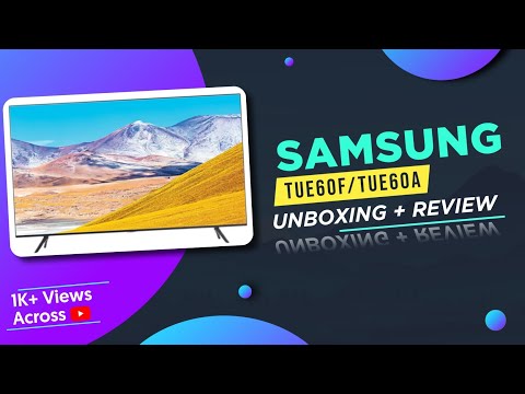 Samsung TUE60F 4K Smart TV 43" Unboxing & Review | TUE60F | 2022