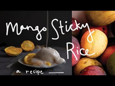 Recipe for Mango Sticky Rice Dessert