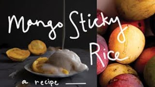 Recipe for Mango Sticky Rice Dessert