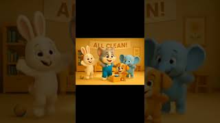 1 2 3, ALL CLEAN! Fun Counting Song While Tidying Up | #countingforkids #learningthroughplay