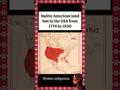 Native American land lost in the USA from 1776 to 1930