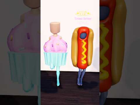 Cupcake and hotdog outfit places in new wicked update in DTI #dresstoimpress #dti #roblox