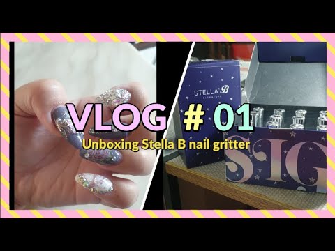 Nail Vlog: Unboxing gel gritter Izemi (Stella B) New!! แกะกล่องสีเจลกริตเตอร์สวยวิ้งค์