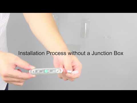 Mounting Process of Plug-in Wall Sconce without a Junction Box