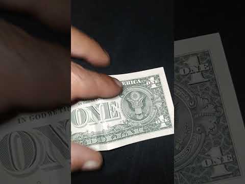 US $1 bill fancy serial number 5 of a kind.