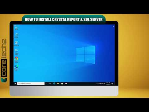 HOW TO INSTALL CRYSTAL REPORT & SQL SERVER FOR CorePOS SOFTWARE
