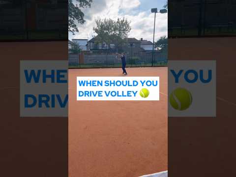 Do you drive volley🚘🎾 #tennis #tennistips #tenniscoach #volley #tennispractice #tennisbeginners