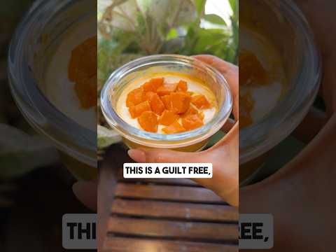 High-Protein Mango Chia Pudding #highprotein #fitfood #healthyhacks #cleaneating #eatnatural