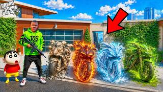 Franklin Found SECRET Elemental Bikes to Save Shinchan in GTA 5!