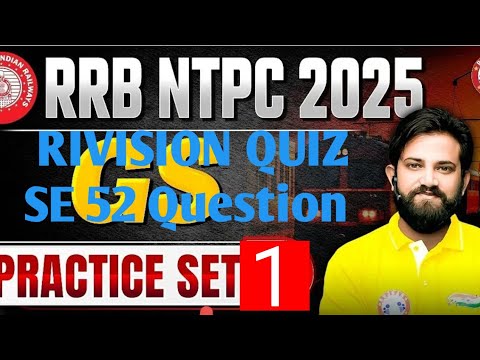 Naween Sir NTPC prectice set 1 Rivision # NTPC mock test #NTPC rivision
