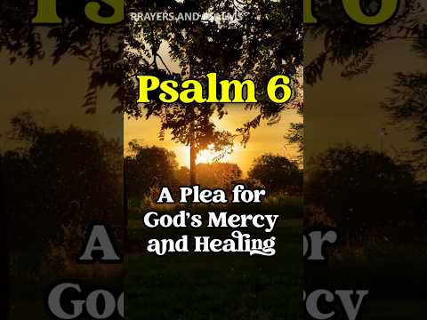 Pray Psalm 6 to Receive Healing - Powerful Prayer For Cure #nightprayer #prayerforhealing