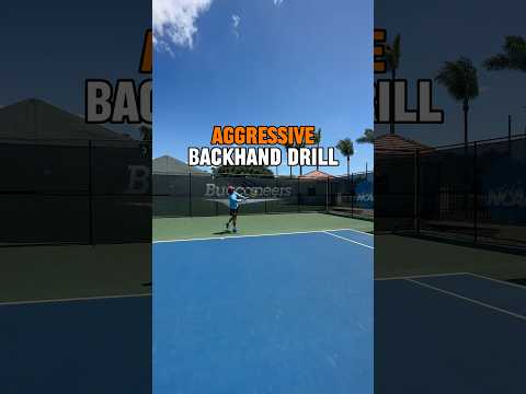 The drill to crush opponents with your backhand (explanation in comments)